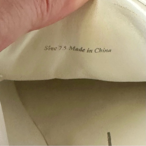 Women's Toyah by Dolce Vita Leather White Platform Sneakers - Picture 7 of 7